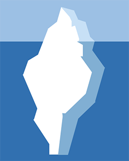 Iceberg whole picture